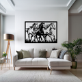 Animal Deco mural